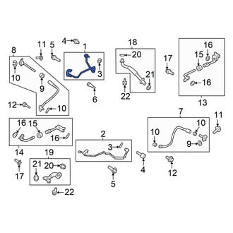 Ford OE - Right Turbocharger Oil Line