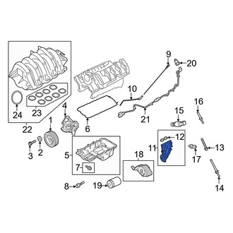 Ford OE - Engine Oil Filter Adapter