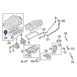 Ford OE - Engine Intake Manifold Seal