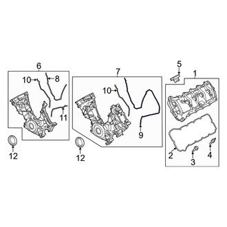 Ford OE - Right Engine Timing Cover Gasket