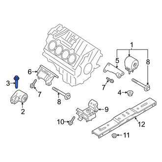 Ford OE - Left Engine Mount Bolt