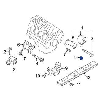 Ford OE - Engine Mount Nut