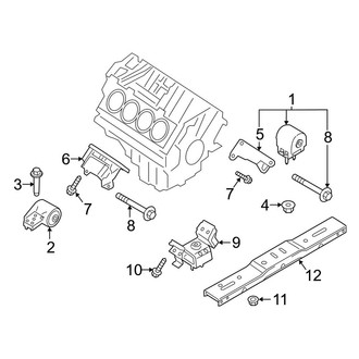 Ford OE - Engine & Transmission Mounting (5.0L Flex)