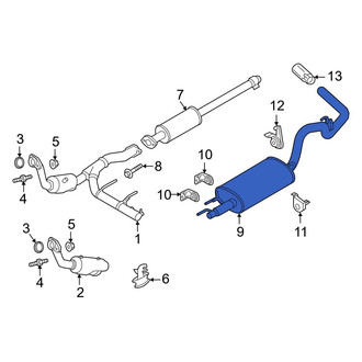 Ford OE - Exhaust Muffler