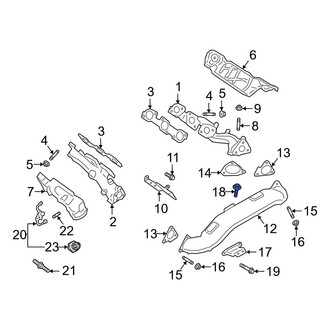 Ford OE - Exhaust Bolt