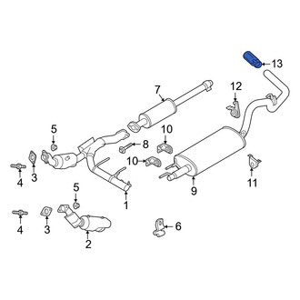 Ford OE - Exhaust Tail Pipe Tip