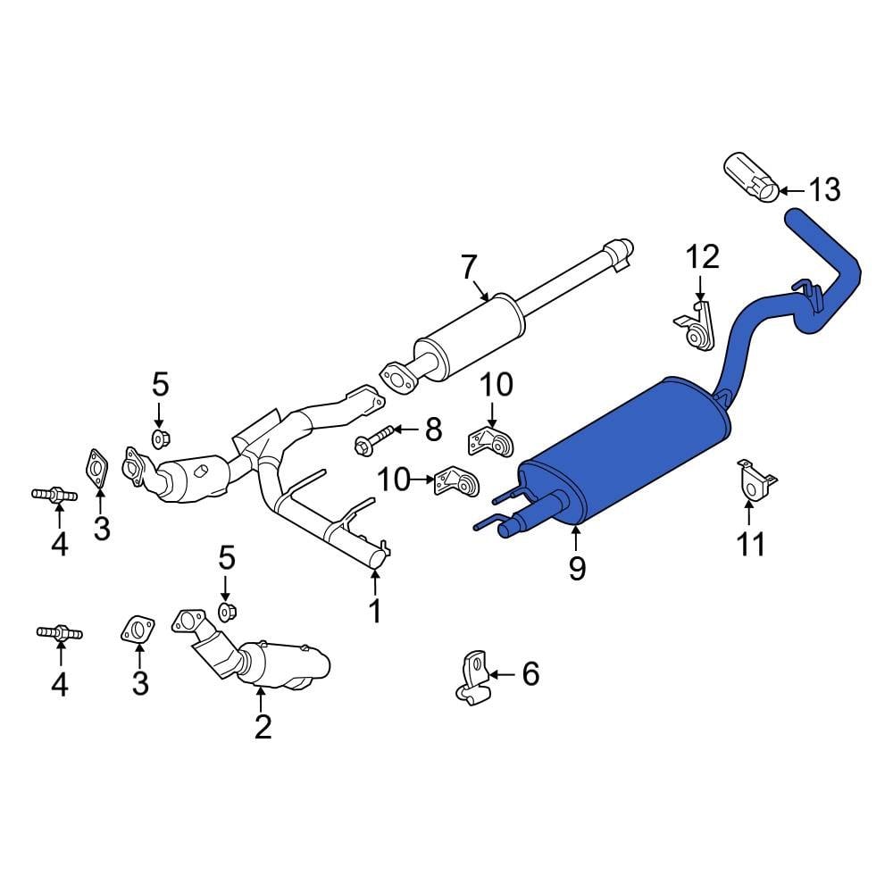 Ford OE PL3Z5230B - Exhaust Muffler