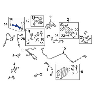 Ford OE - Exhaust Gas Recirculation (EGR) Tube