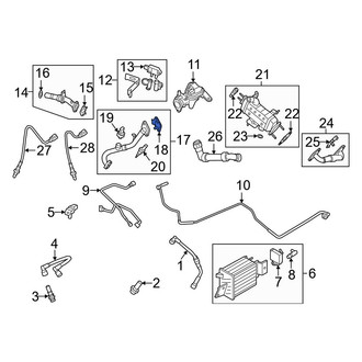 Ford OE - Exhaust Gas Recirculation (EGR) Tube Gasket