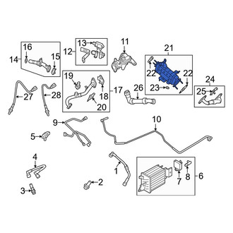 Ford OE - Exhaust Gas Recirculation (EGR) Cooler