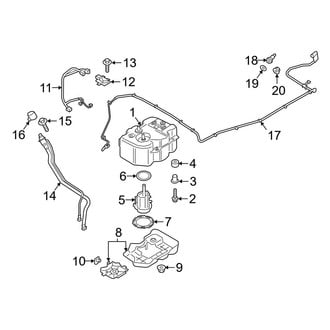 Ford OE - Emission System - Emission Components (Injection), (3.0L)