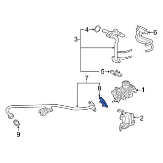 Ford OE - Exhaust Gas Recirculation (EGR) Tube Gasket