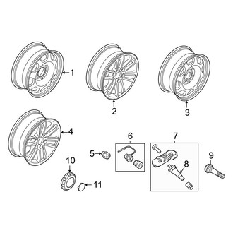 Ford OE - Wheels (17"), (King Ranch / Lariat / Limited / Platinum / Police Responder / SSV / Tremor / XL / XLT)
