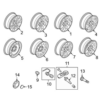 Ford OE - Wheels (18"), (King Ranch / Lariat / Limited / Platinum / Police Responder / SSV / Tremor / XL / XLT)
