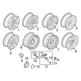 Ford OE - Wheels (20"), (King Ranch / Lariat / Limited / Platinum / Police Responder / SSV / Tremor / XL / XLT)