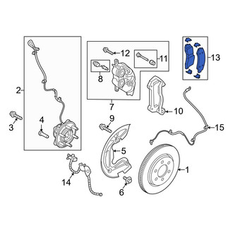 Ford OE - Rear Disc Brake Pad Set