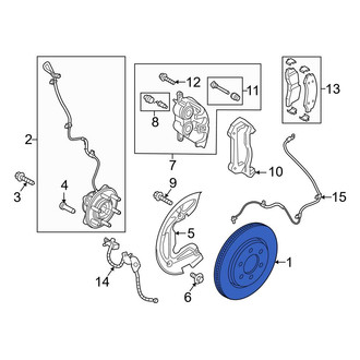 Ford OE - Front Disc Brake Rotor