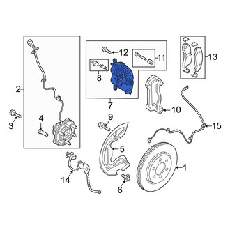 Ford OE - Rear Right Disc Brake Caliper
