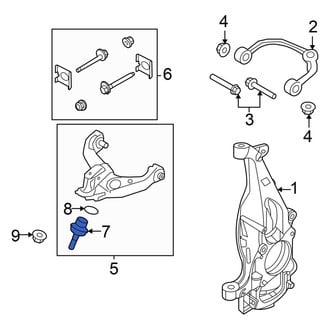 Ford OE - Front Lower Suspension Ball Joint