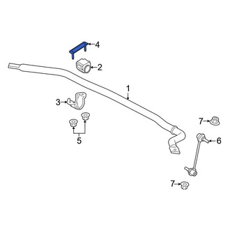 Ford OE - Front Suspension Stabilizer Bar Bracket Stud