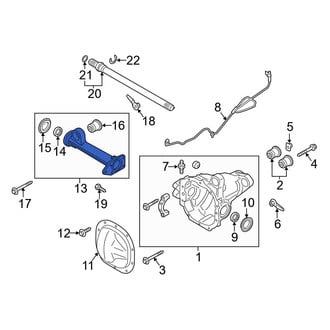 Ford OE - Front Drive Axle Shaft Housing
