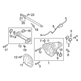Ford OE - Front Suspension - Axle Housing