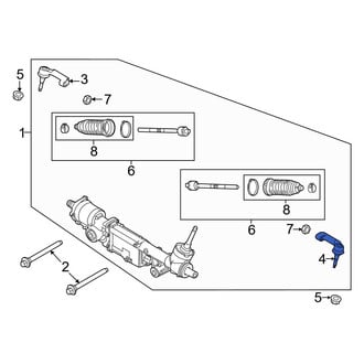 Ford OE - Right Outer Steering Tie Rod End
