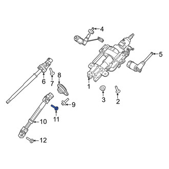 Ford OE - Lower Steering Shaft Bolt