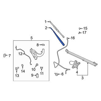 Ford OE - Left Wiper Arm