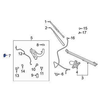 Ford OE - Washer Fluid Reservoir Nut