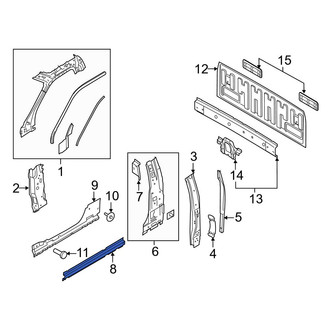 Ford OE - Right Rocker Panel Reinforcement