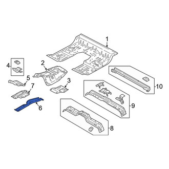 Ford OE - Front Right Outer Floor Pan Reinforcement