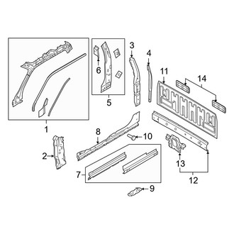 Ford OE - Cab - Back Panel (SuperCab)