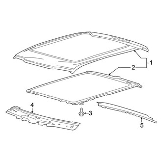 Ford OE - Cab - Roof (With Panoramic), (SuperCrew)