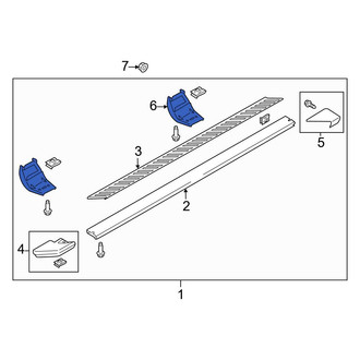 Ford OE - Running Board Mounting Bracket