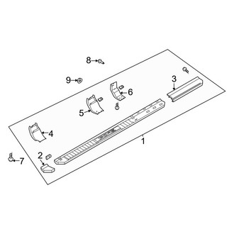 Ford OE - Cab - Running Board (Extended Length)
