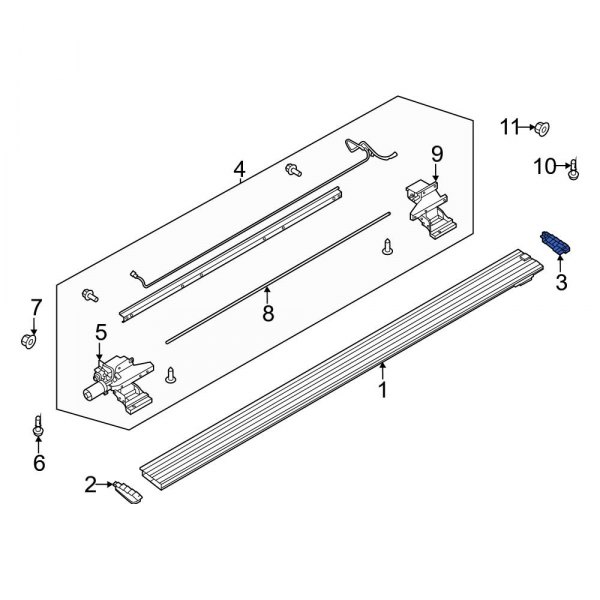 Running Board End Cap