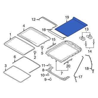 Ford OE - Sunroof Cover