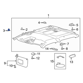 Ford OE - Headliner Clip
