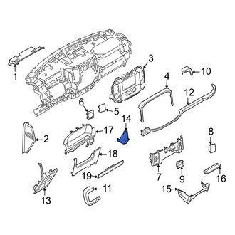 Ford OE - Right Instrument Panel Trim Panel