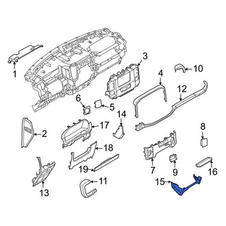Ford OE - Left Instrument Panel Trim Panel