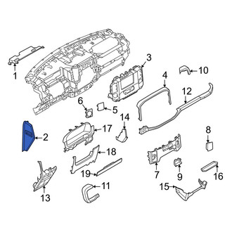 Ford OE - Right Instrument Panel Side Cover