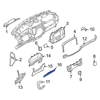 Ford OE - Center Lower Instrument Panel Trim Panel