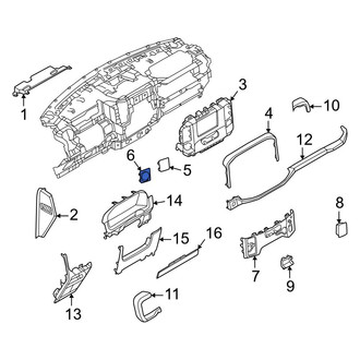 Ford OE - Left Instrument Panel Bezel