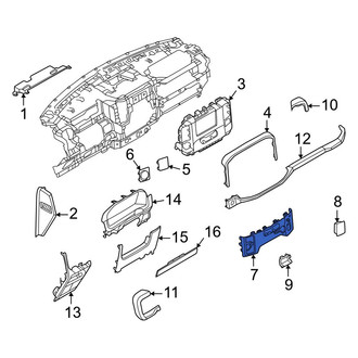 Ford OE - Center Lower Instrument Panel Trim Panel