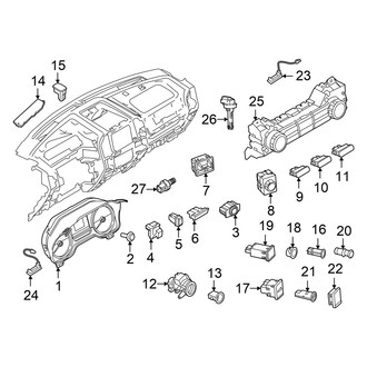 Ford OE - Instrument Panel - Cluster & Switches