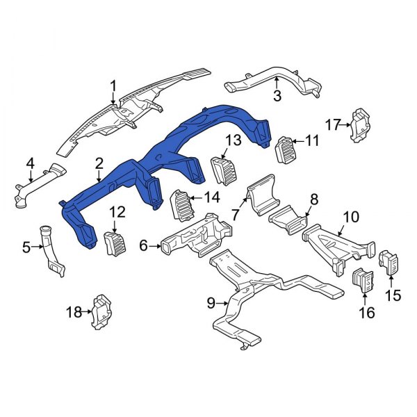 Instrument Panel Air Duct