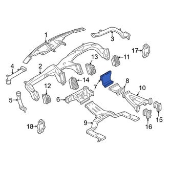 Ford OE - HVAC Duct Adapter