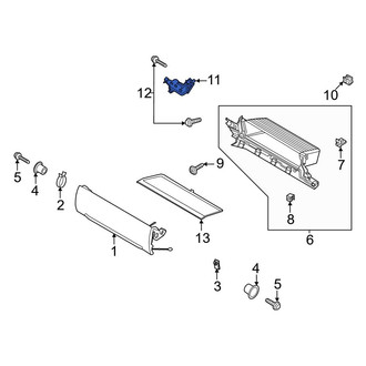 Ford OE - Front Glove Box Latch