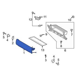 Ford OE - Front Upper Glove Box Door